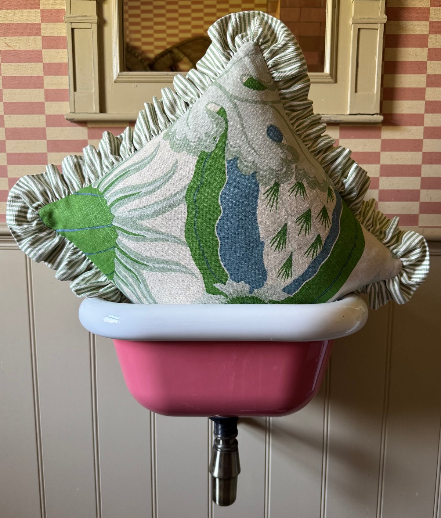 Christopher Farr x Green Ruffle