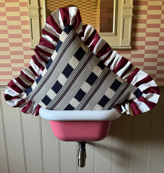 Lost & Found Christopher Farr x Red Stripe Ruffle