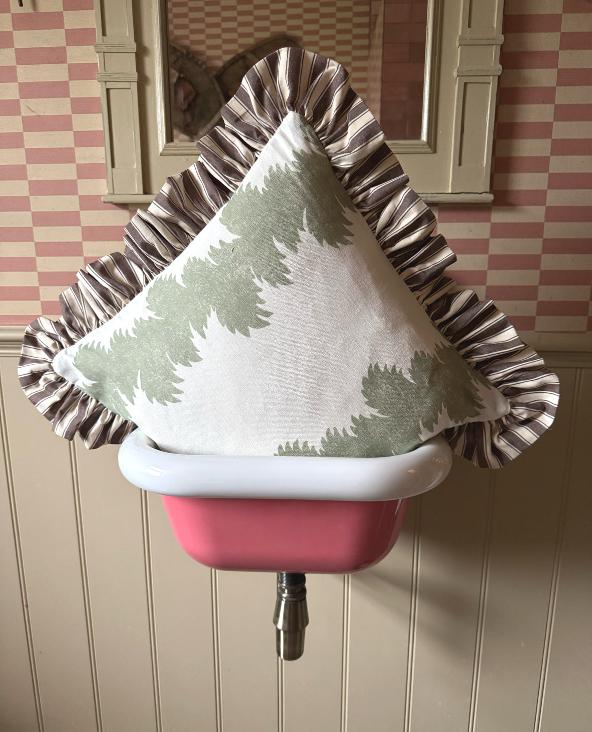 Paolo Moschino x Brown Ruffle