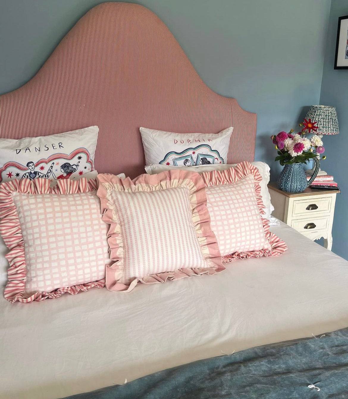 Designers Guild Pink x Pink Ticking